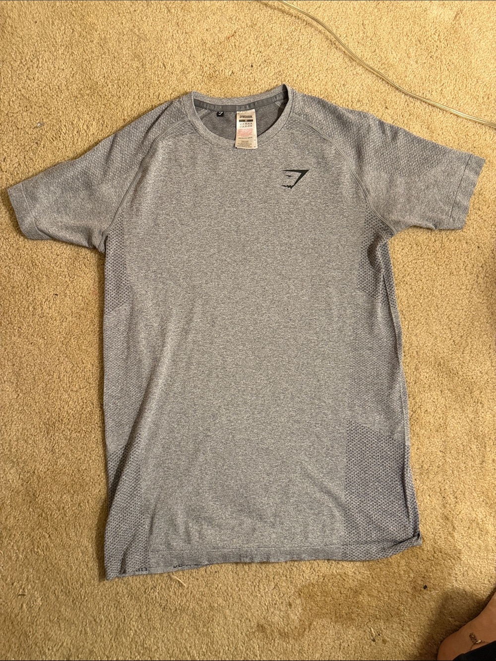 Gymshark Light Heather Gray Performance Crewneck - Picture 3 of 4